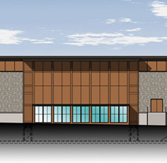 Centre sportif - concept (Bois-des-Filion)